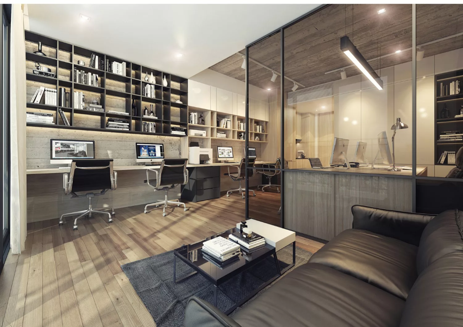 Mô hình căn hộ văn phòng