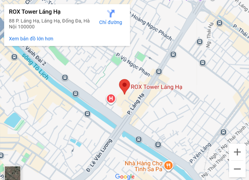 ROX Tower Láng Hạ sở hữu vị trí ​“vàng” trên trục đường tài chính – thương mại ở Hà Nội