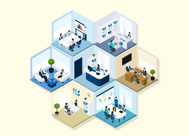 Các phòng ban trong công ty