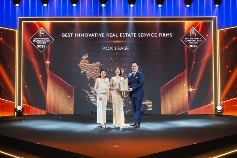 ROX Lease chính thức được xướng tên tại giải thưởng Dot Property Southeast Asia Awards 2025 ở hạng mục “Best Innovative Real Es