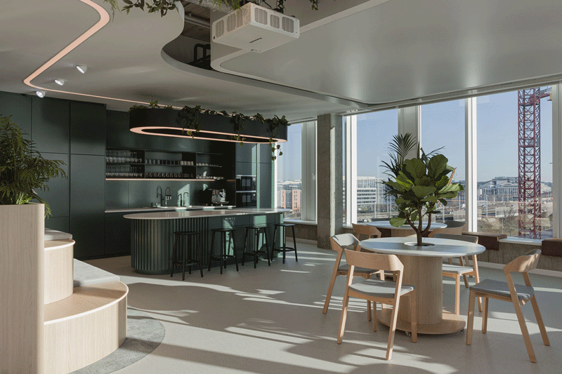 Đặc điểm thiết kế của pantry văn phòng