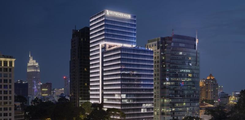 Deutsches Haus nổi bật với thiết kế hiện đại chuẩn Đức và định hướng phát triển bền vững