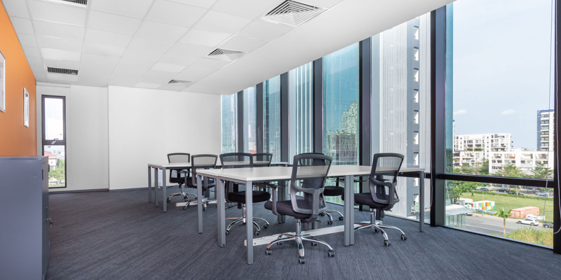 Văn phòng trọn gói phù hợp với doanh nghiệp tiết kiệm thời gian setup và môi trường làm việc chuyên nghiệp, đầy đủ tiện nghi