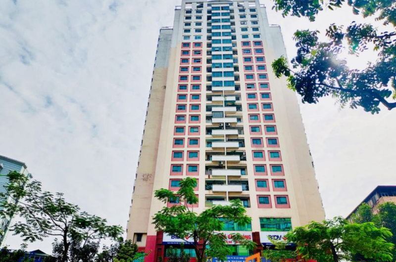 Tòa nhà 57 Láng Hạ có không gian văn phòng đơn giản nhưng vẫn đảm bảo tiện ích cơ bản